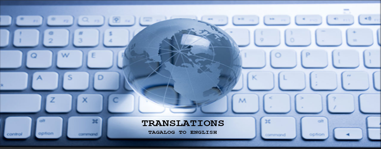 Live Person Tagalog to English Translations